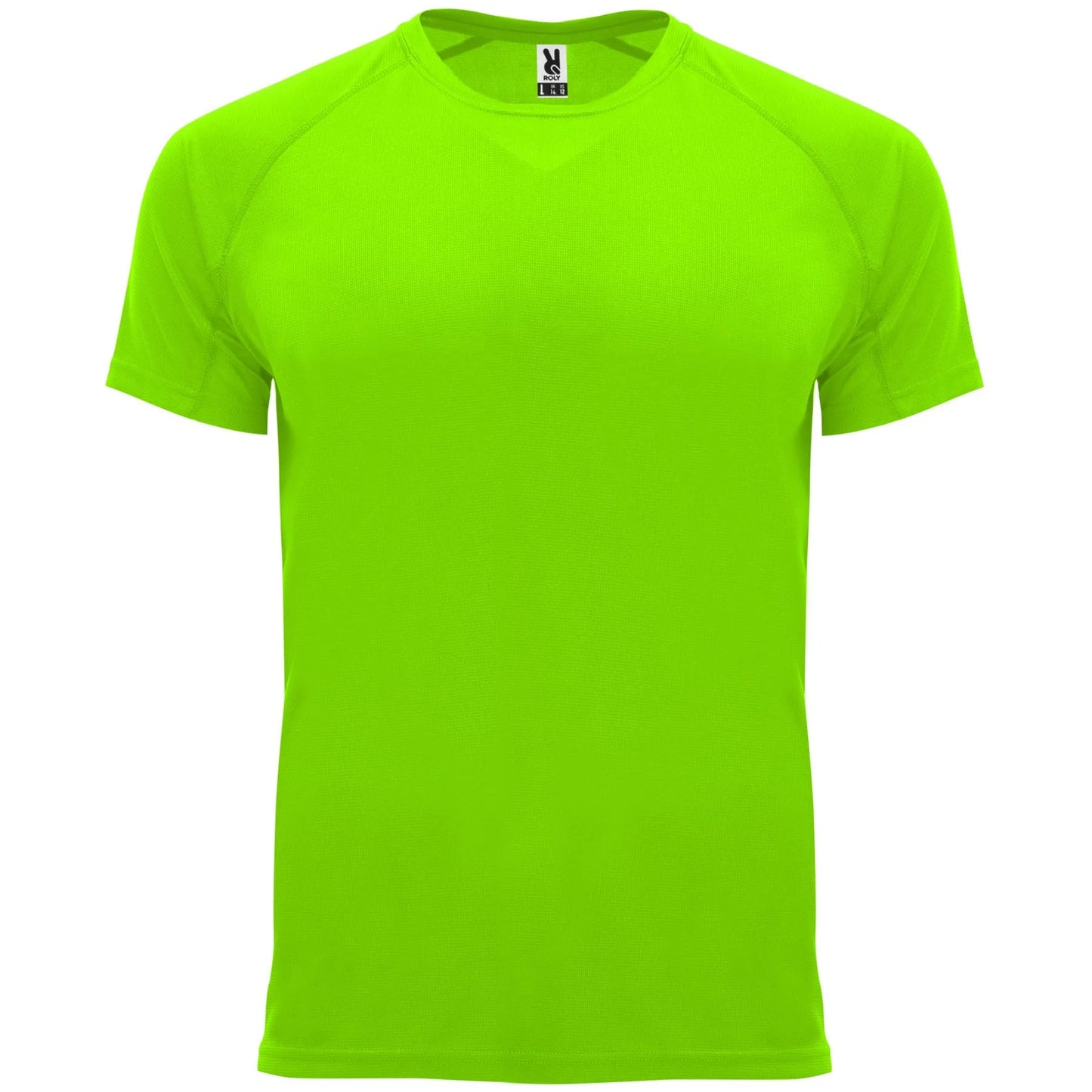 Camisetas BAHRAIN VERDE FLÚOR Roly