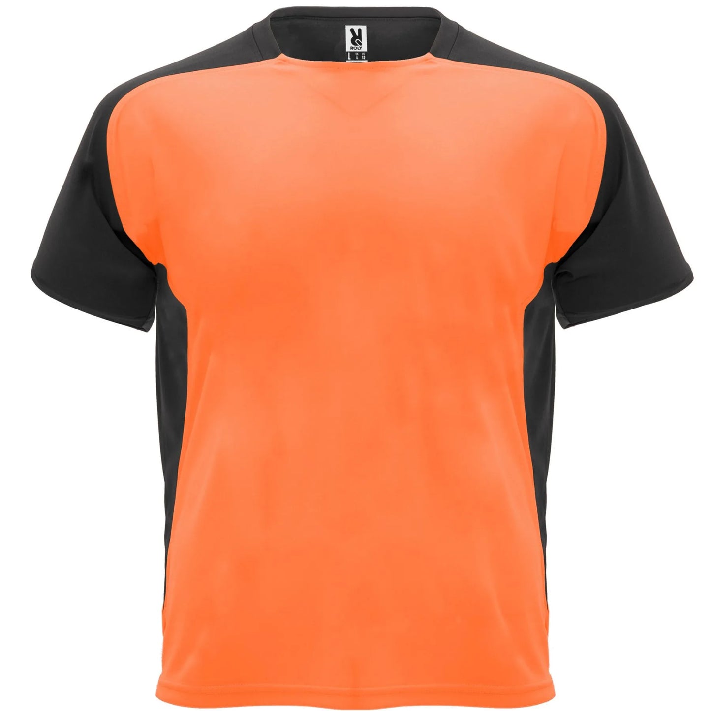 Camisetas BUGATTI NARANJA FLUOR/NEGRO Roly