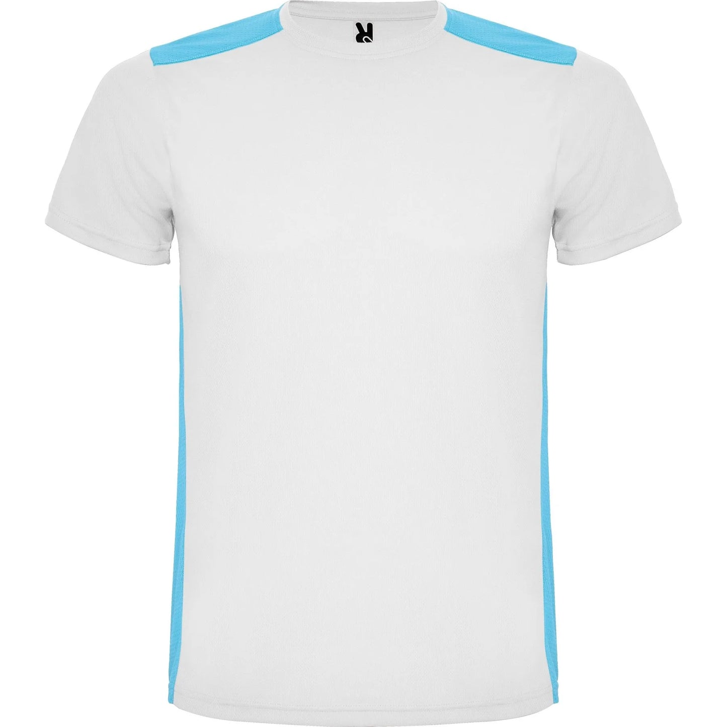 Camisetas DETROIT BLANCO/TURQUESA Roly