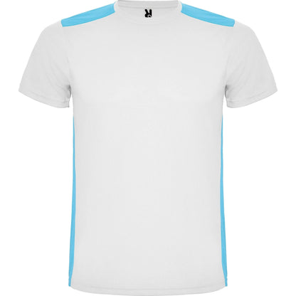 Camisetas DETROIT BLANCO/TURQUESA Roly