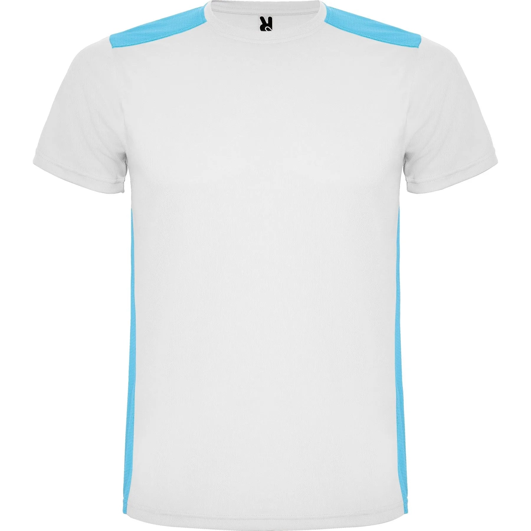 Camisetas DETROIT BLANCO/TURQUESA Roly