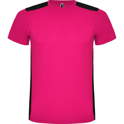 Camisetas DETROIT FUCSIA/NEGRO Roly