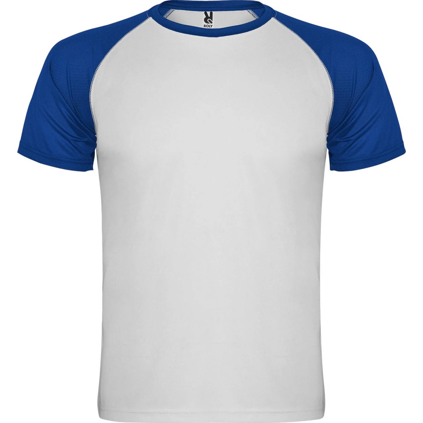 Camisetas INDIANAPOLIS BLANCO/ROYAL Roly