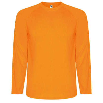 Camisetas MONTECARLO L/S NARANJA FLUOR Roly