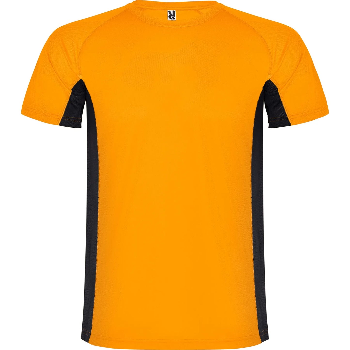 Camisetas SHANGHAI NARANJA FLUOR/NEGRO Roly