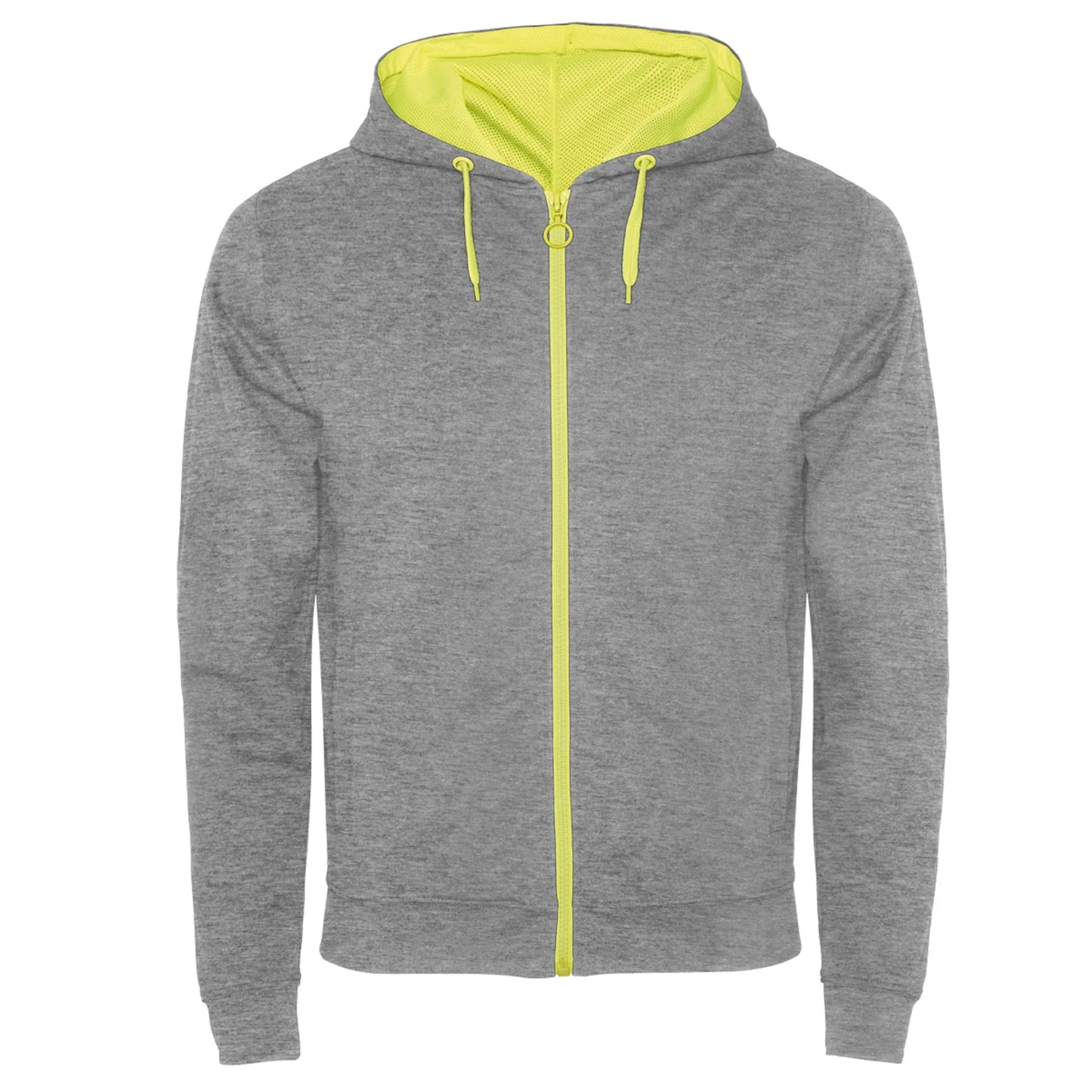 Sudaderas FUJI GRIS/AMARILLO FLUOR Roly