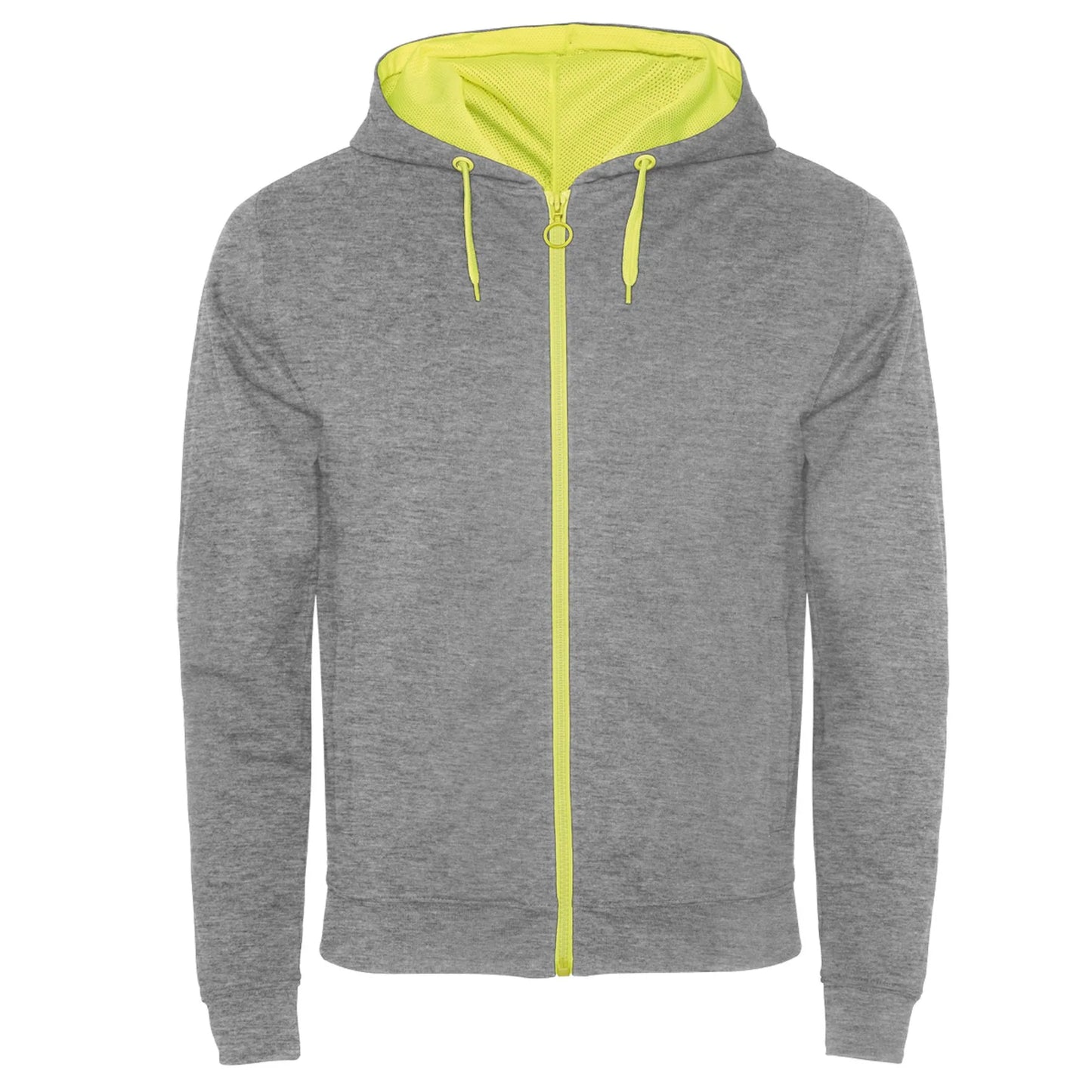 Sudaderas FUJI GRIS/AMARILLO FLUOR Roly