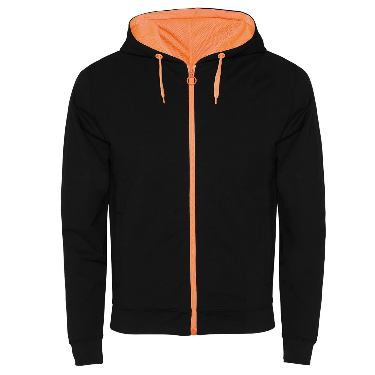Sudaderas FUJI NEGRO/NARANJA FLUOR Roly